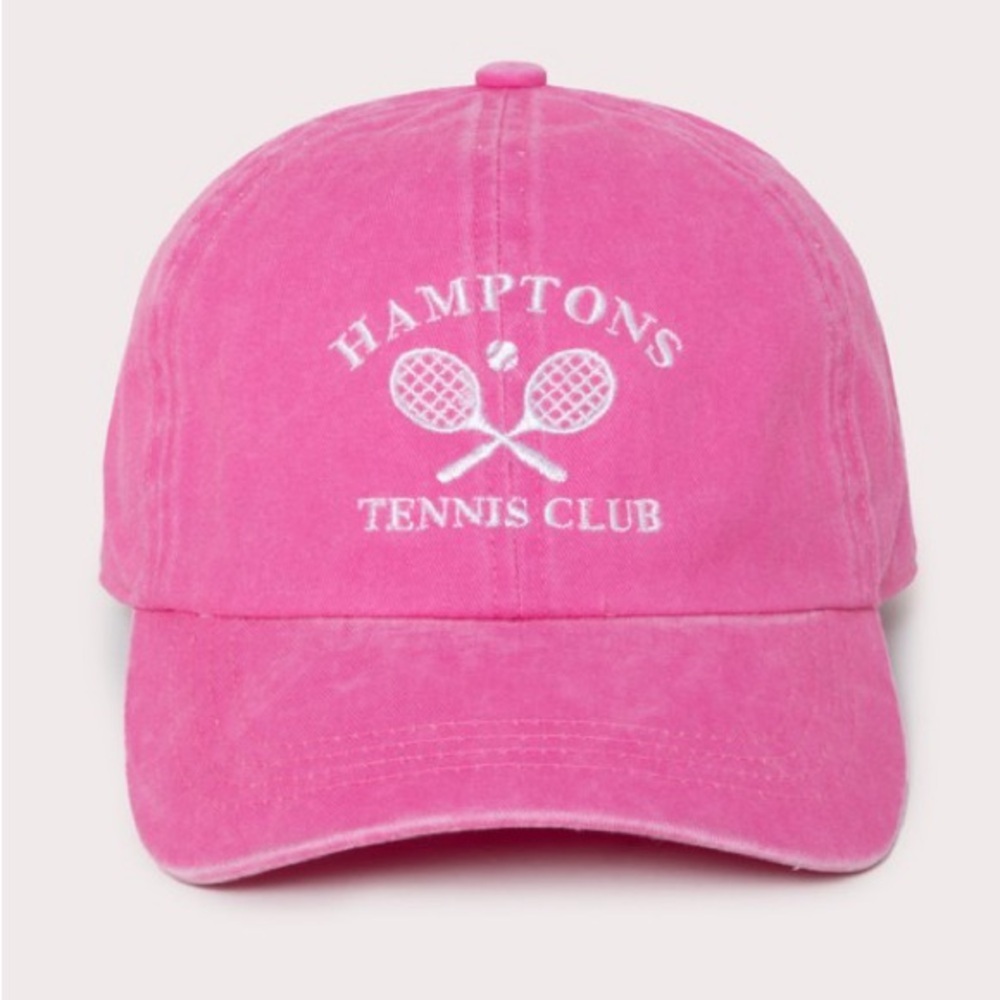 PINK HAMPTONS Tennis Club Cap
